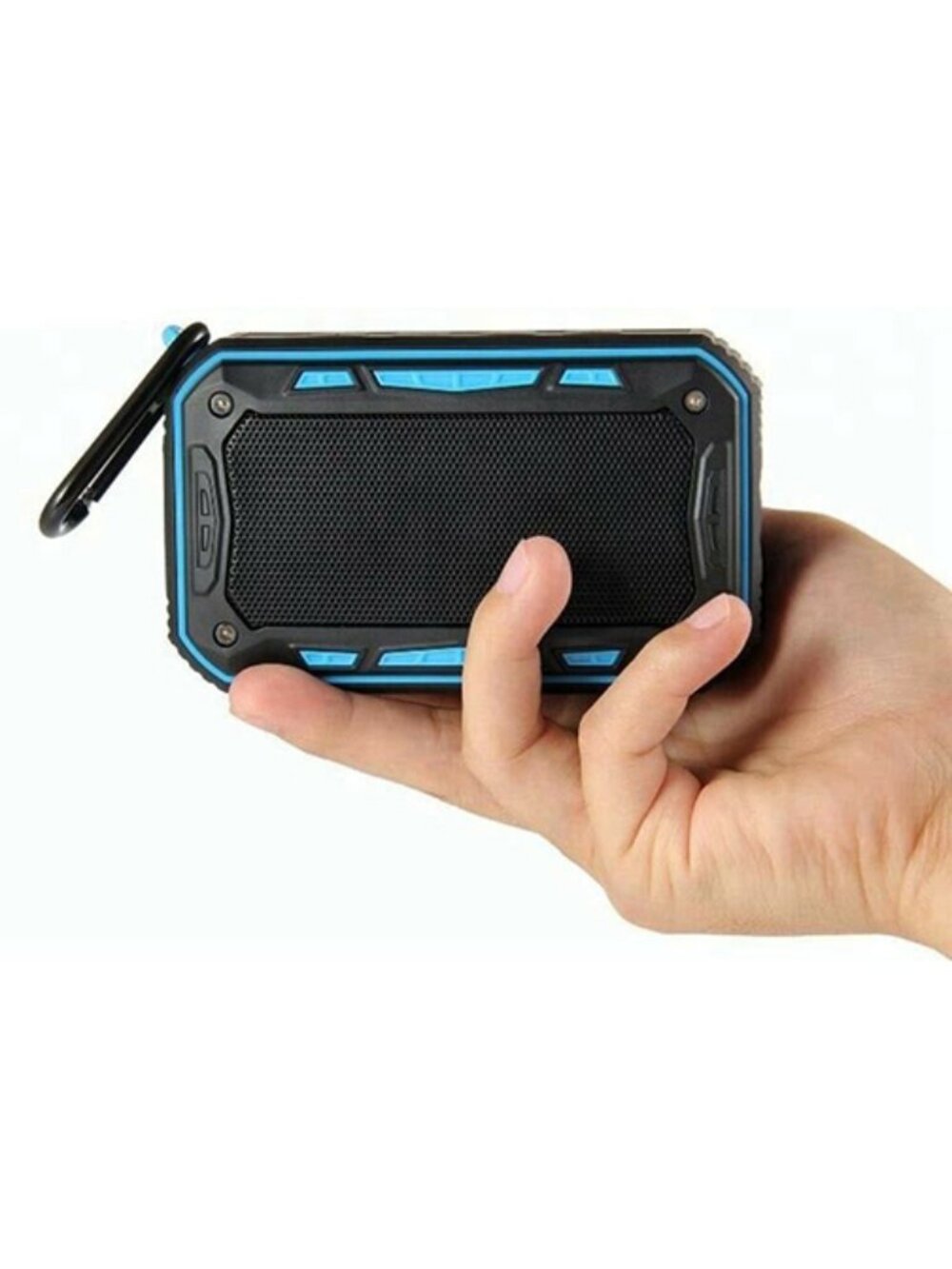 Waterproof IPX6 Portable Bluetooth Speaker Black/Blue